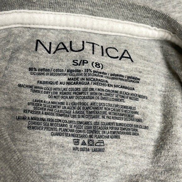 Nautica Boys’ Long Sleeve Shirt Gray Small (8) *FINAL PRICE* - Picture 5 of 5